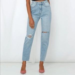 High Wasted Mom Jeans, Brand: Lee, Size: 12